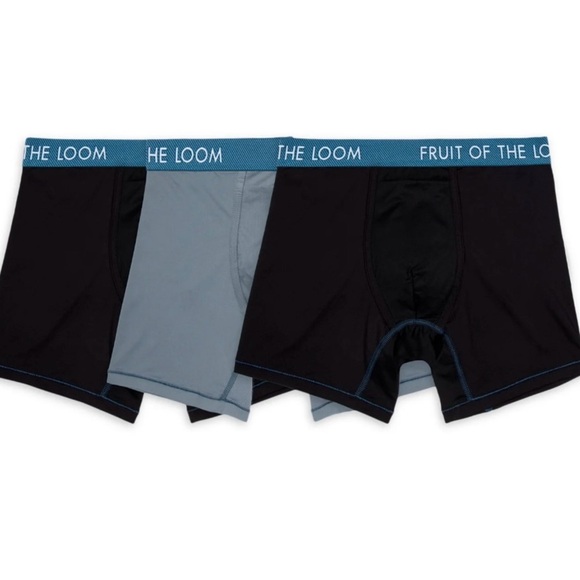 Fruit of the Loom Men's Getaway Collection Boxer Briefs, 3-Pack x 3 - Picture 4 of 7